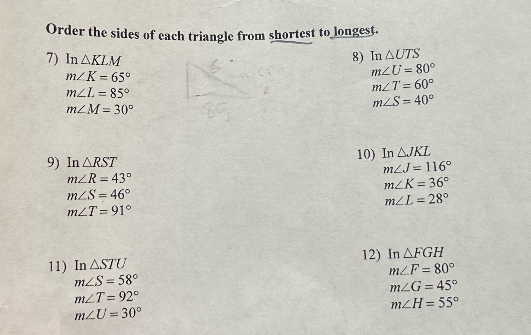 this is a honors geometry class btw! Order the