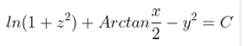 ( 4z + x2 z ) dz + (1 + 22 ) dac - (yz2 + y) (4 +