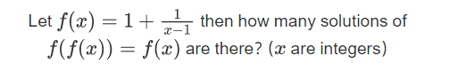 Let at) = 1 + mil then how many solutions of