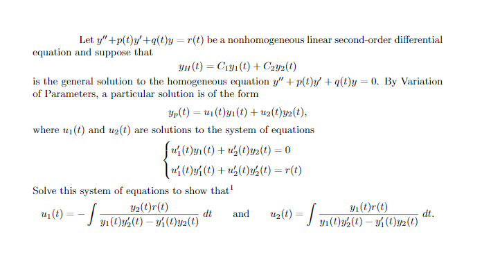please solve and explain thank you Let y"