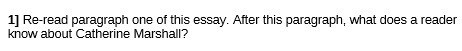 1] Re-read paragraph one of this essay. After