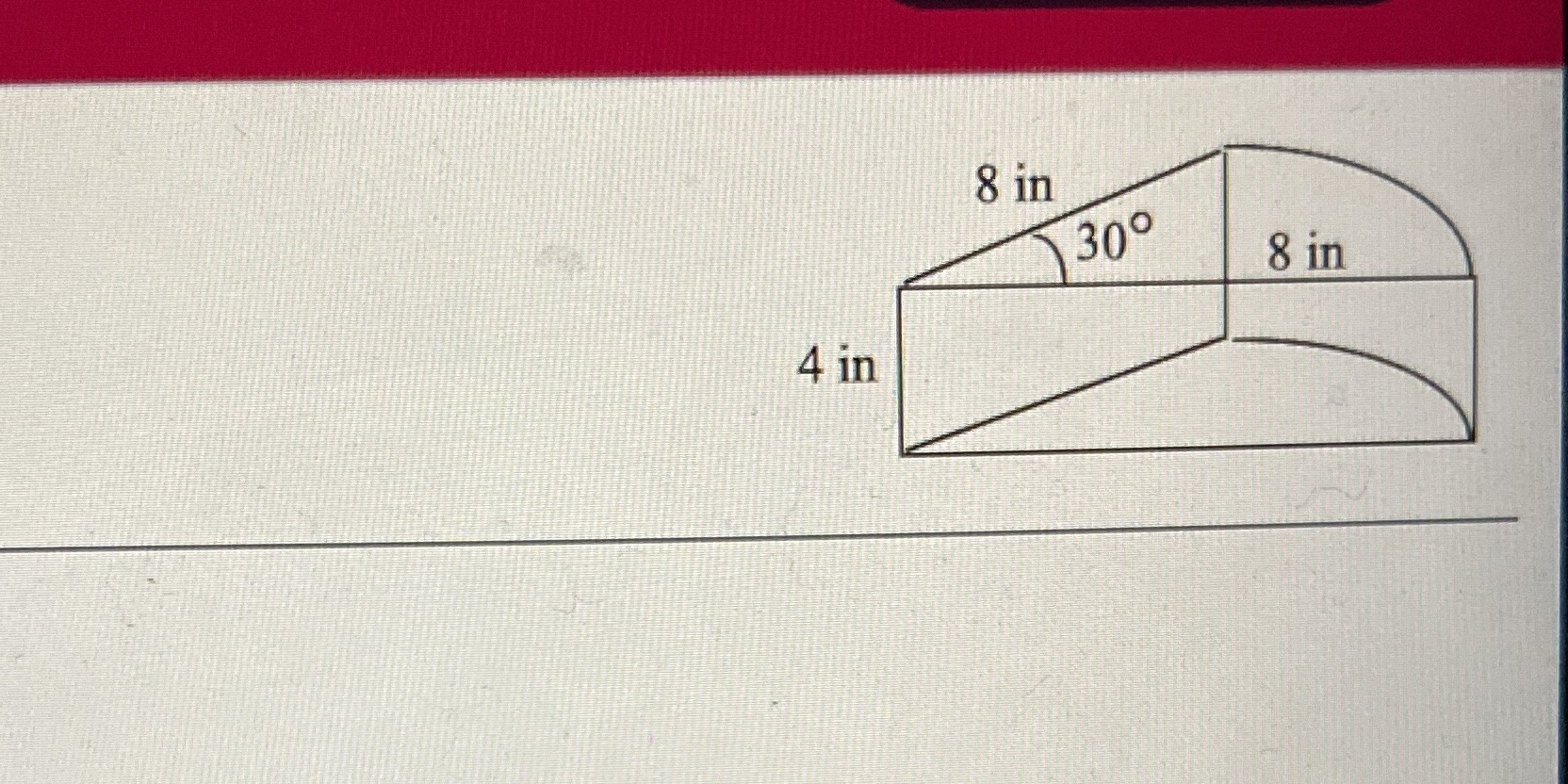 Find the volume of the figure using 3.14 to