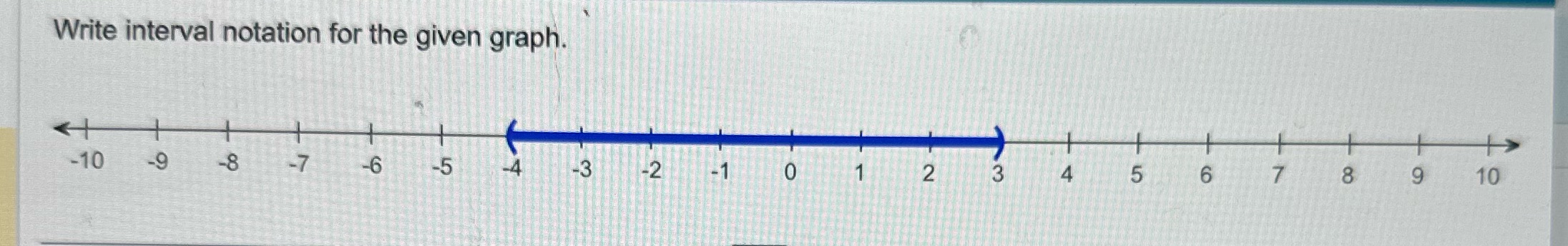 I need help trying to figure out the interval