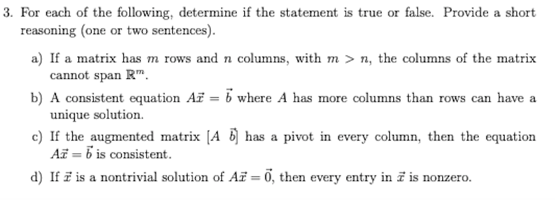 please explain all steps thoroughly 3. For each