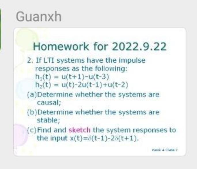 Please do fast Guanxh Homework for 2022.9.22 2.