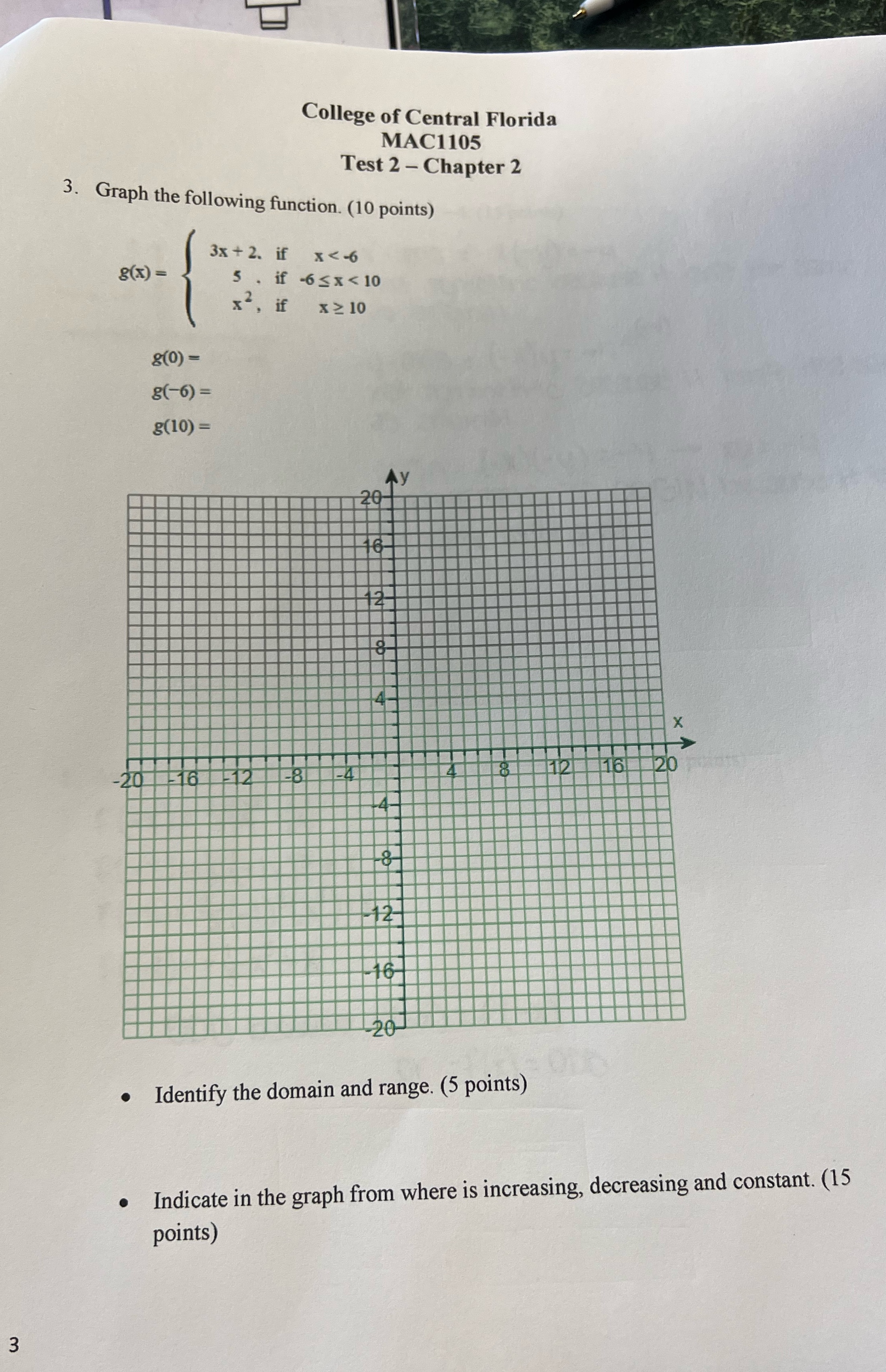 How do I solve this? College of Central Florida