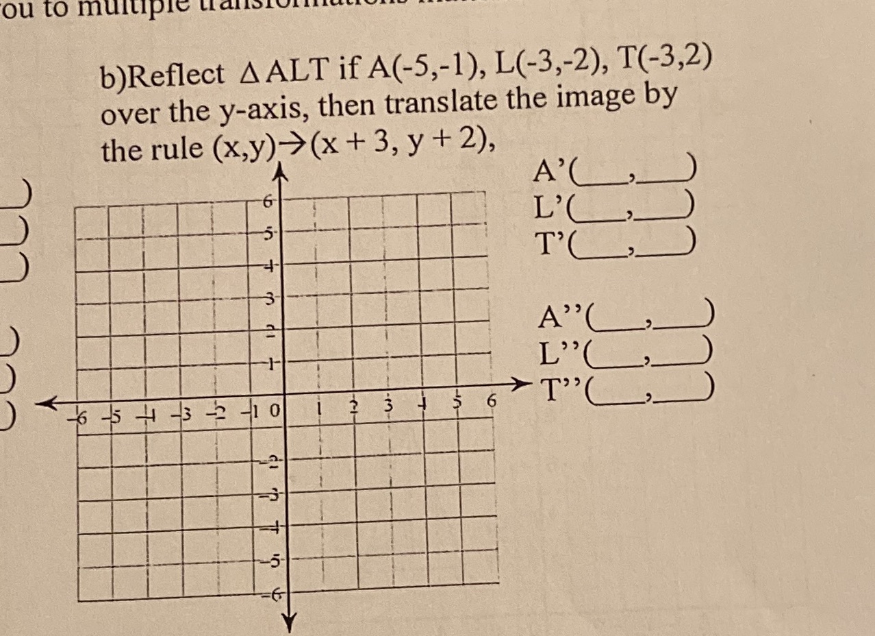 ou to multiple talisi b)Reflect A ALT if