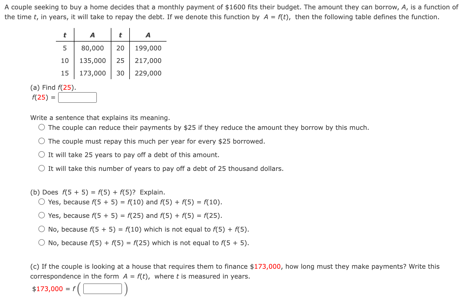 For f(x) = 4x and g(x) = x4, find the following.