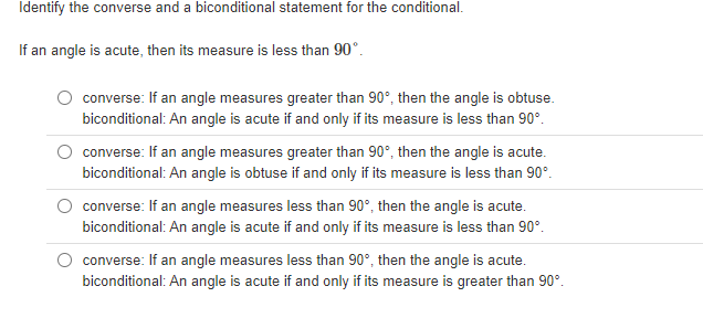 1. Identify the correct justification for each