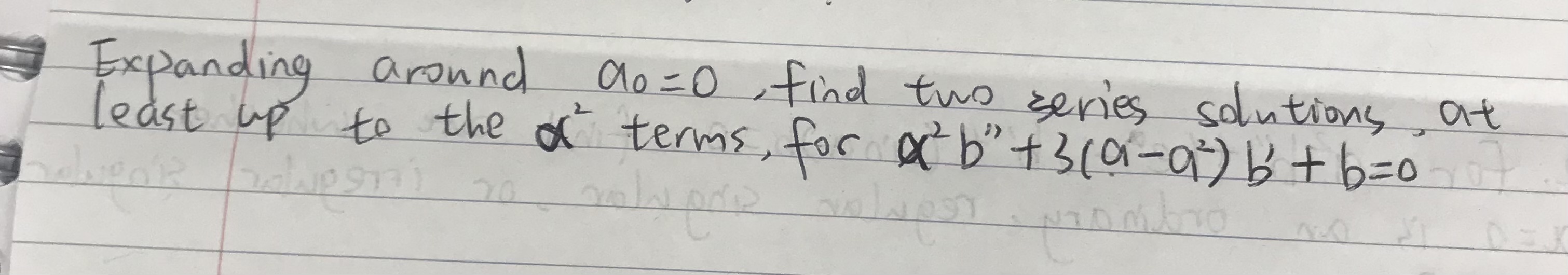 Expanding around do= 0 , find two series