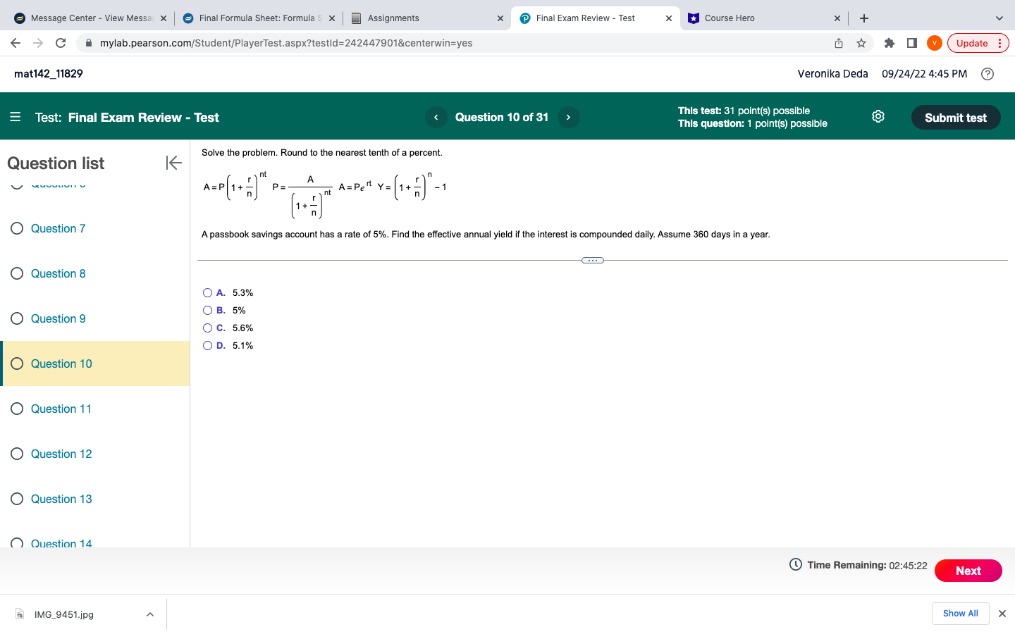 Message Center - View Messa X Final Formula