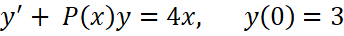 Solve the ordinary differential Equation