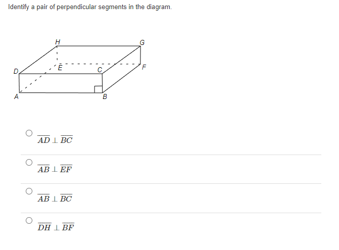 Number 1. Identify a pair of alternate interior