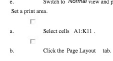 C. Switch to Normal view and p Set a print area.