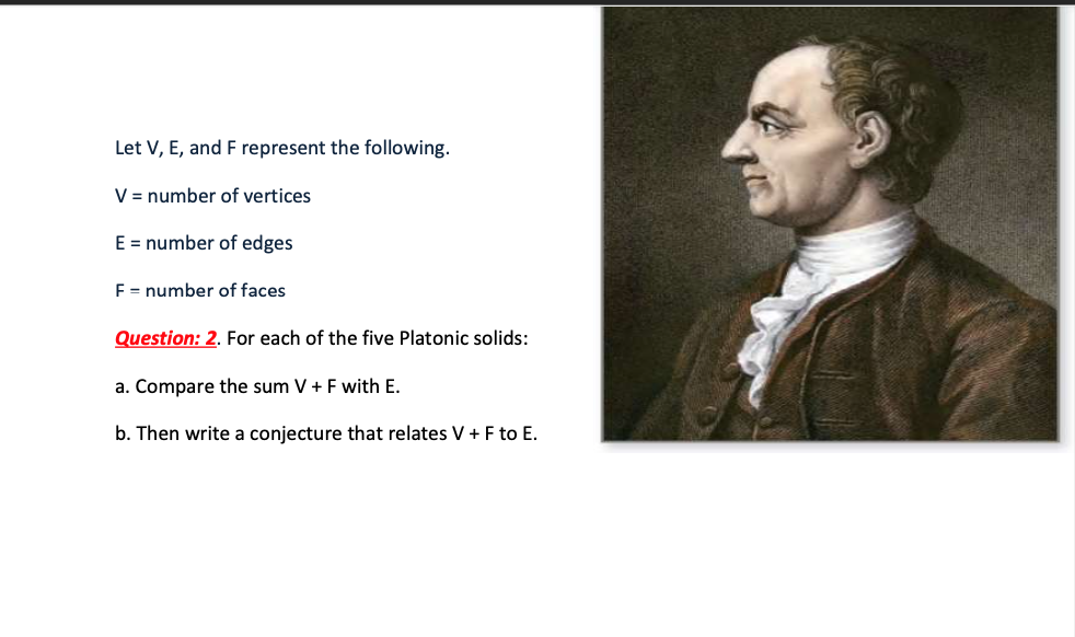 The Platonic solids, named for Plato, are a