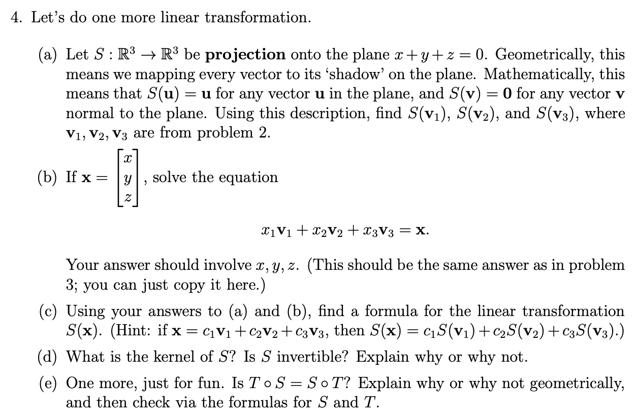 Hi, I need help on this linear algebra question.