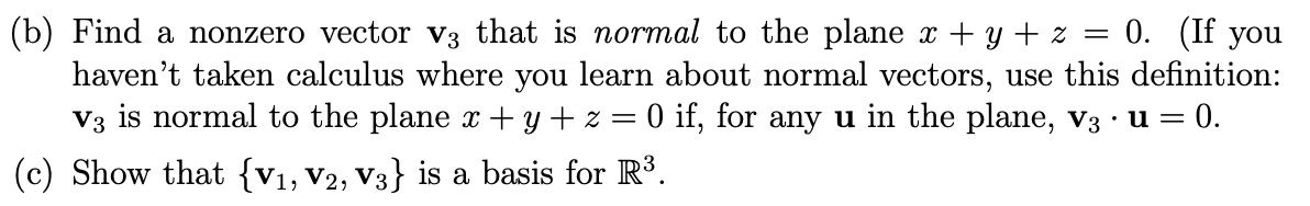 Hi, I need help on this linear algebra question.