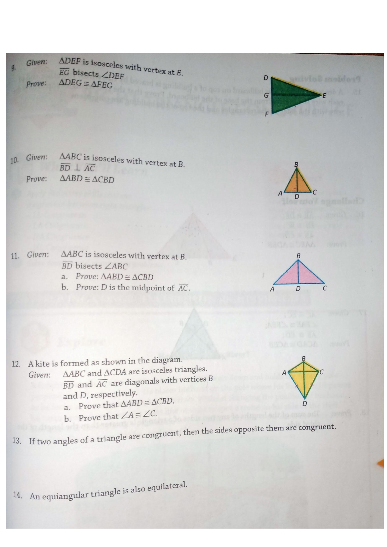 TOPIC: Isosceles Triangle Isosceles Triangle