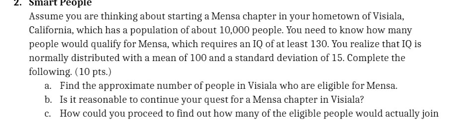 2. Smart People Assume you are thinking about