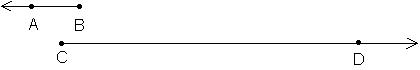 1.We need two points to define a line.A different