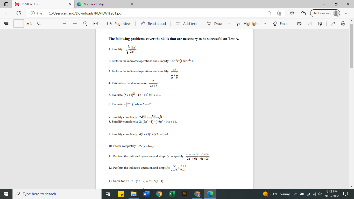 DD REVIEW 1.pdf X Microsoft Edge X + X C File |