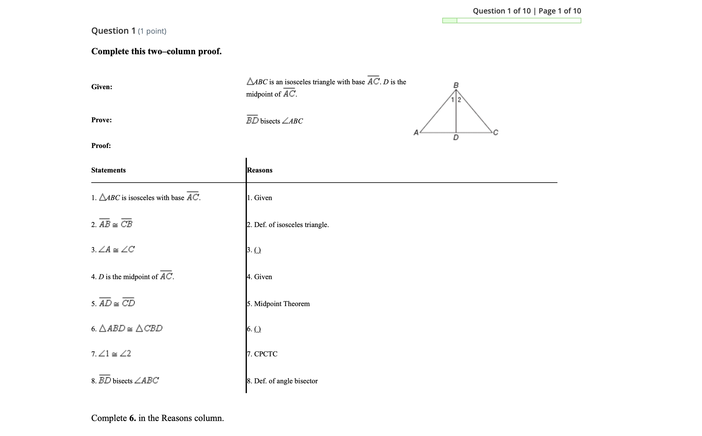i am struggling with 1-5 Question 1 of 10 | Page