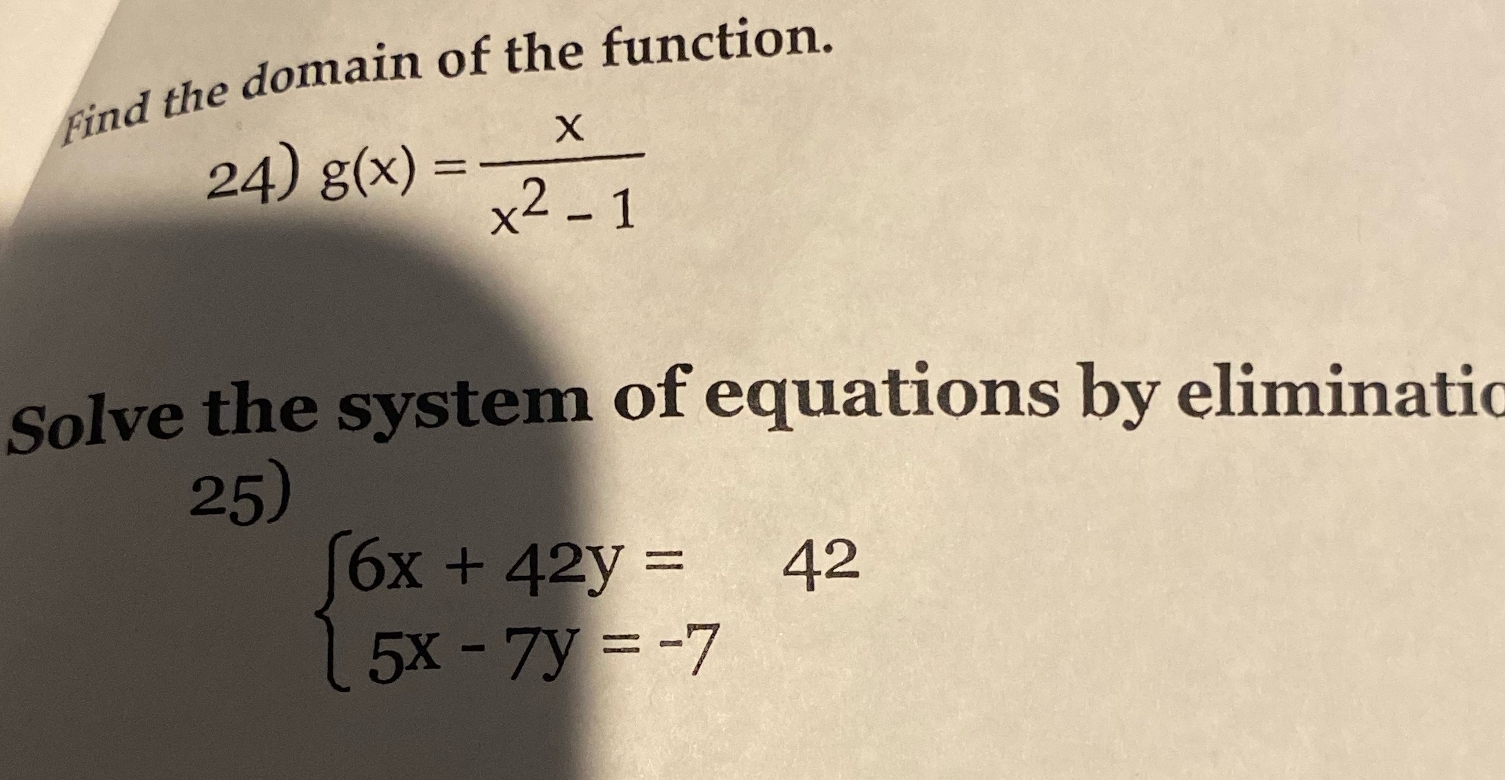 Find the domain of the function. X 24 8(X) = x2 -