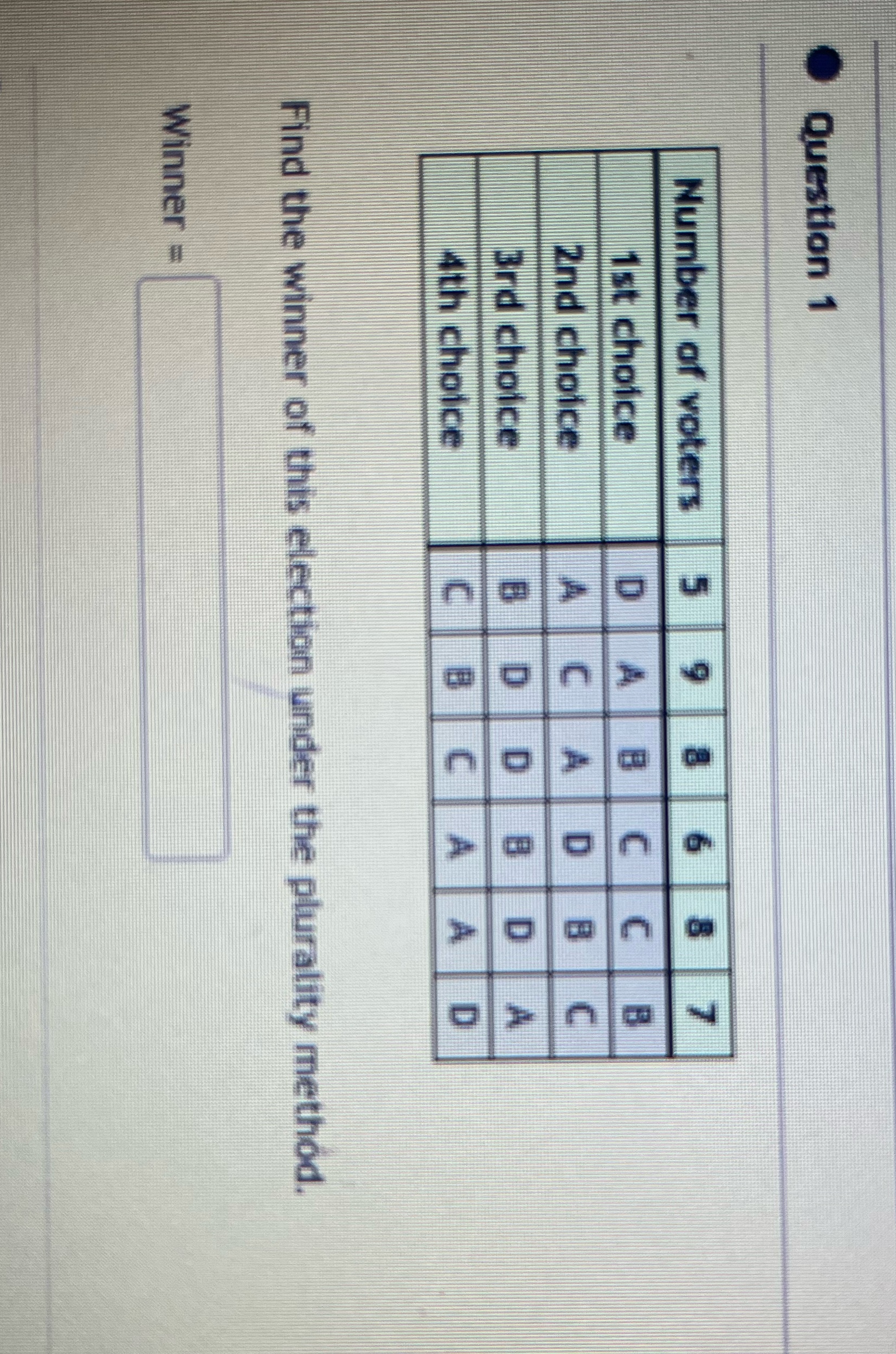 I need help with this question Question 1 Number