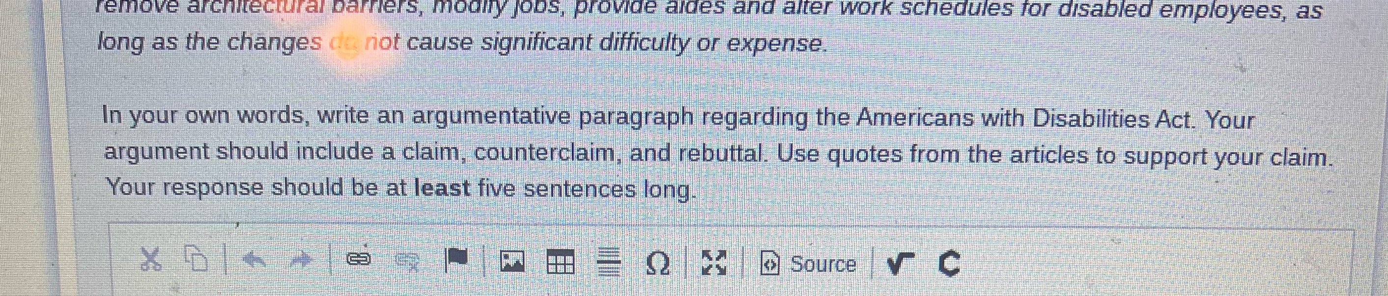 remove architectural barriers, mounly jobs,