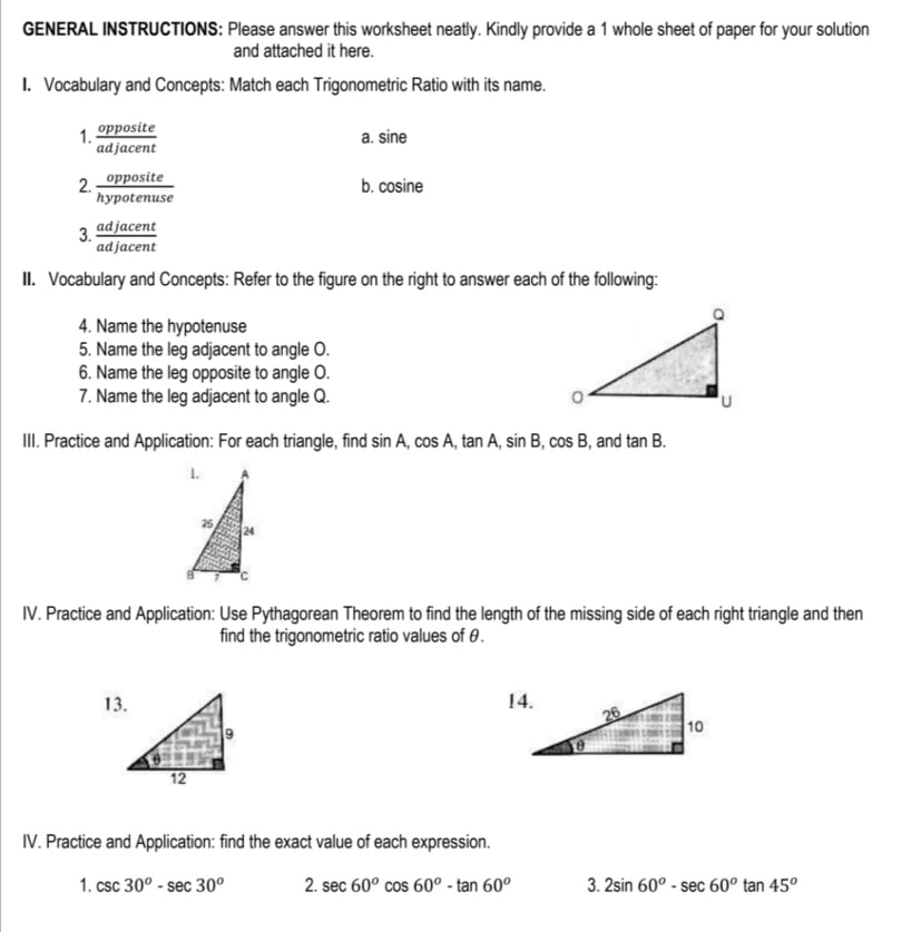 GENERAL INSTRUCTIONS: Please answer this