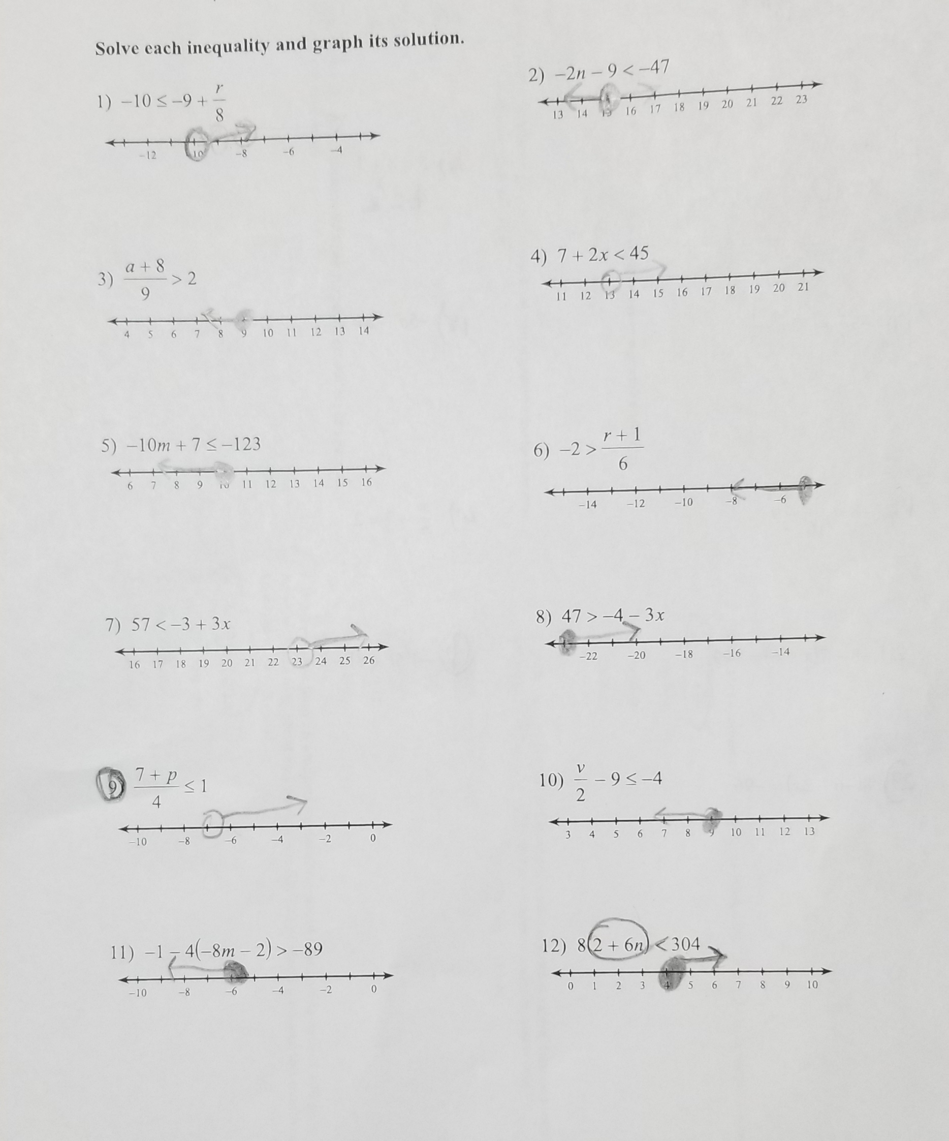 Solve each equation. 13) inIm - IN 25 10 14) 16)
