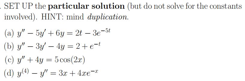 Please answer the question . SET UP the