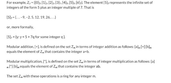 For example, Zy = [[0],. [1), [2), [3), [417,