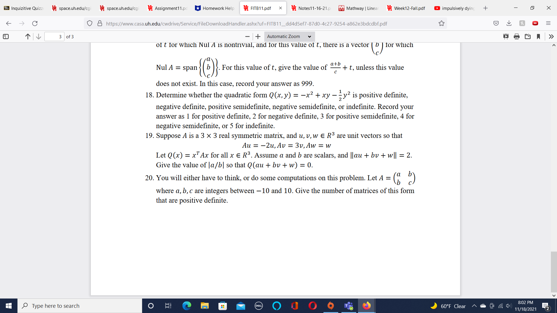 please do 20 Bb Inquizitive Quizze $1