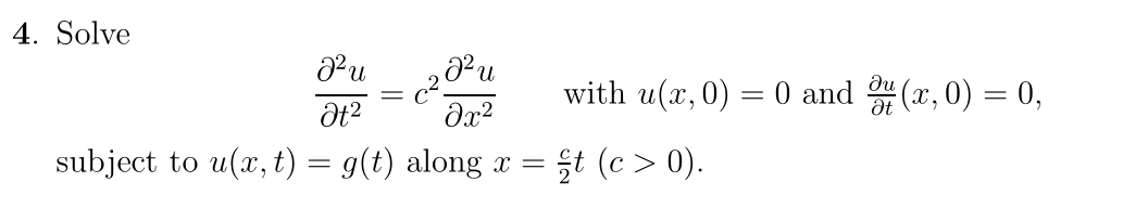 4. Solve 6216 262\" . Bu w = C E mth mm = 0 and