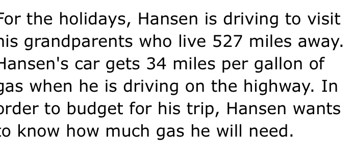 =or the holidays, Hansen is driving to visit 1is