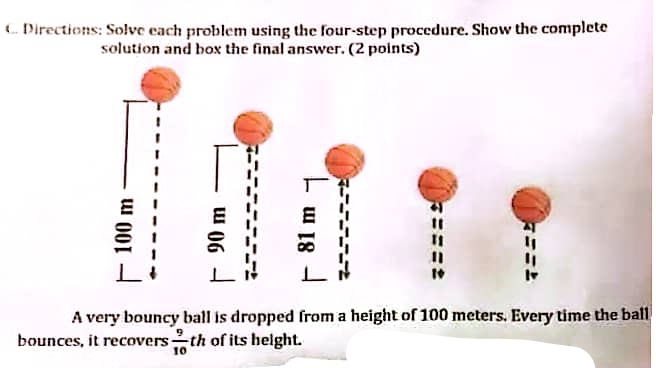 C. Directions: Solve each problem using the