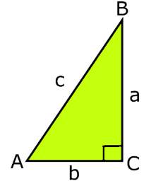 If B = 46 and c = 9 ft, solve the triangle.Give