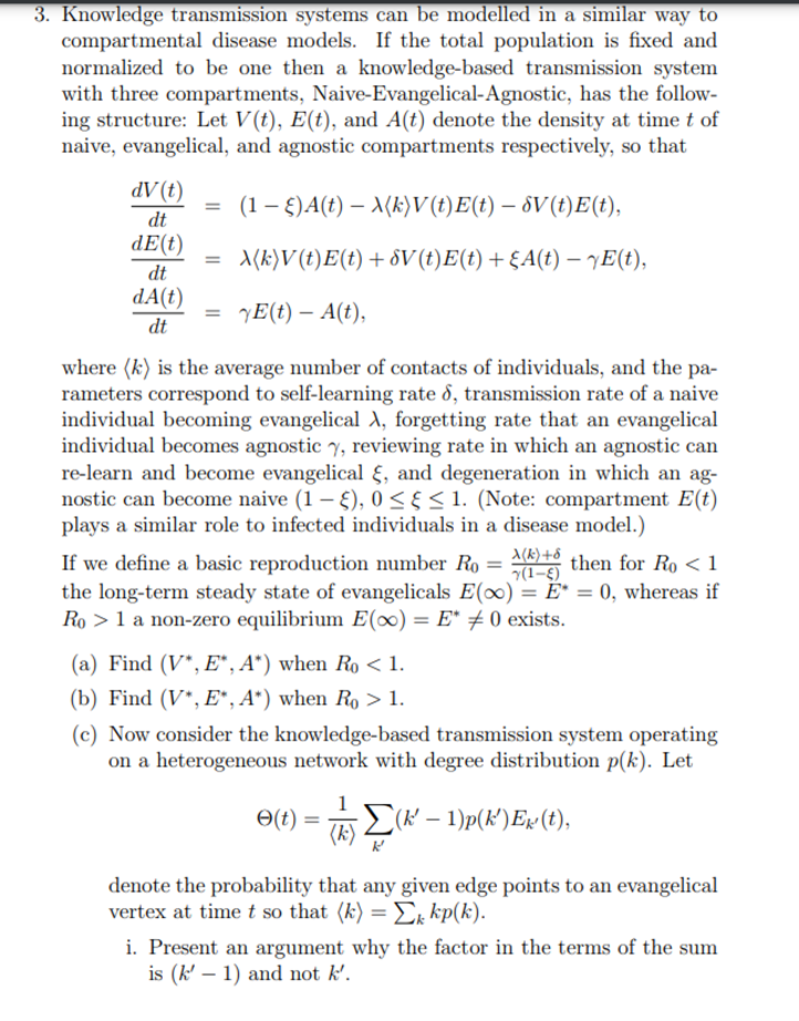 3. Knowledge transmission systems can be modelled