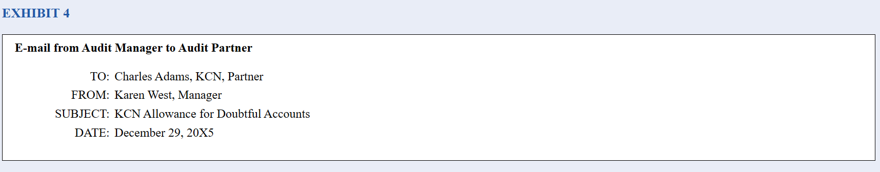 AC410 Auditing Unit 7Assignment 1: Material Items