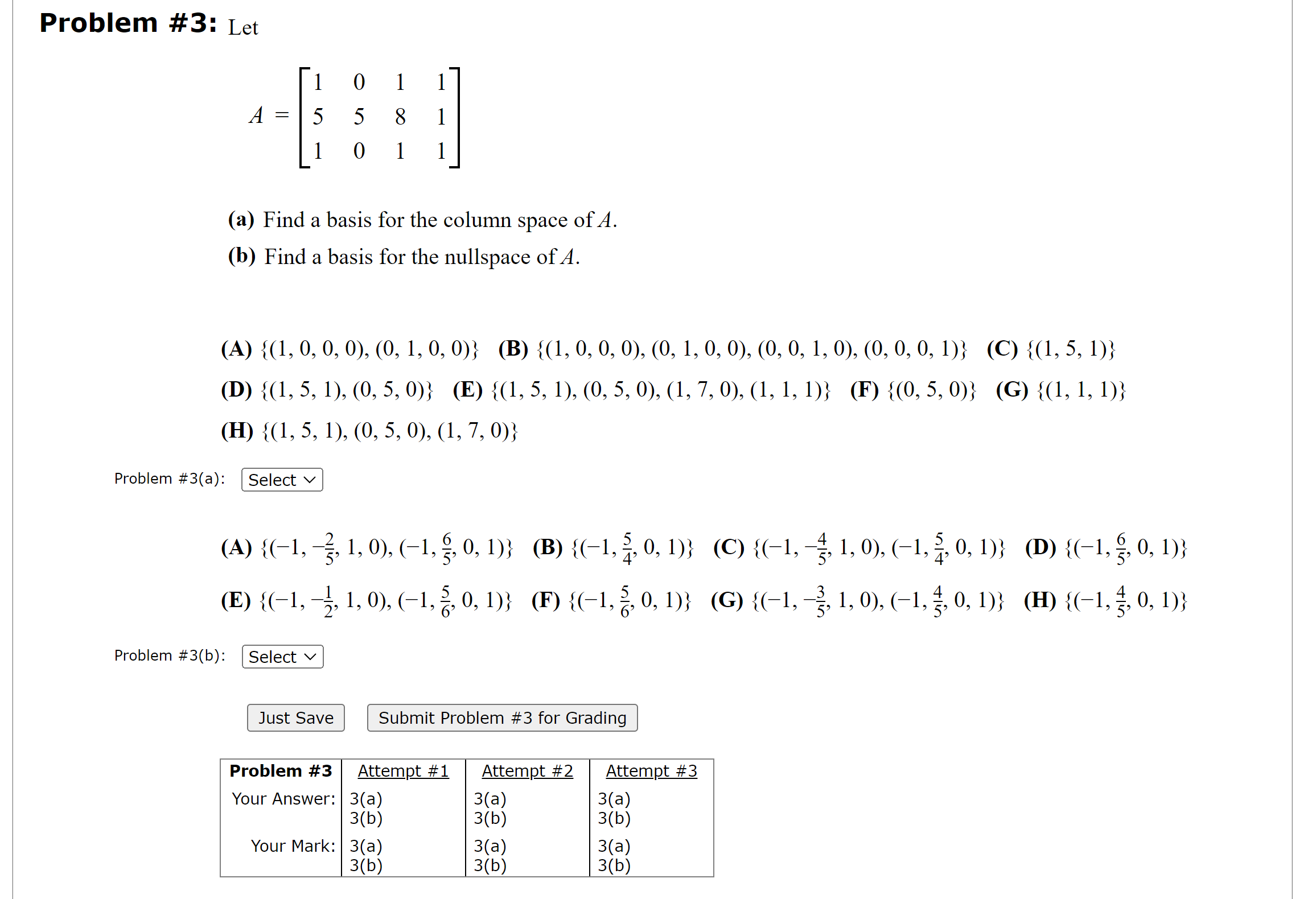 Problem #1: Let V be the set of all ordered pairs