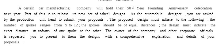 A certain car manufacturing company will hold