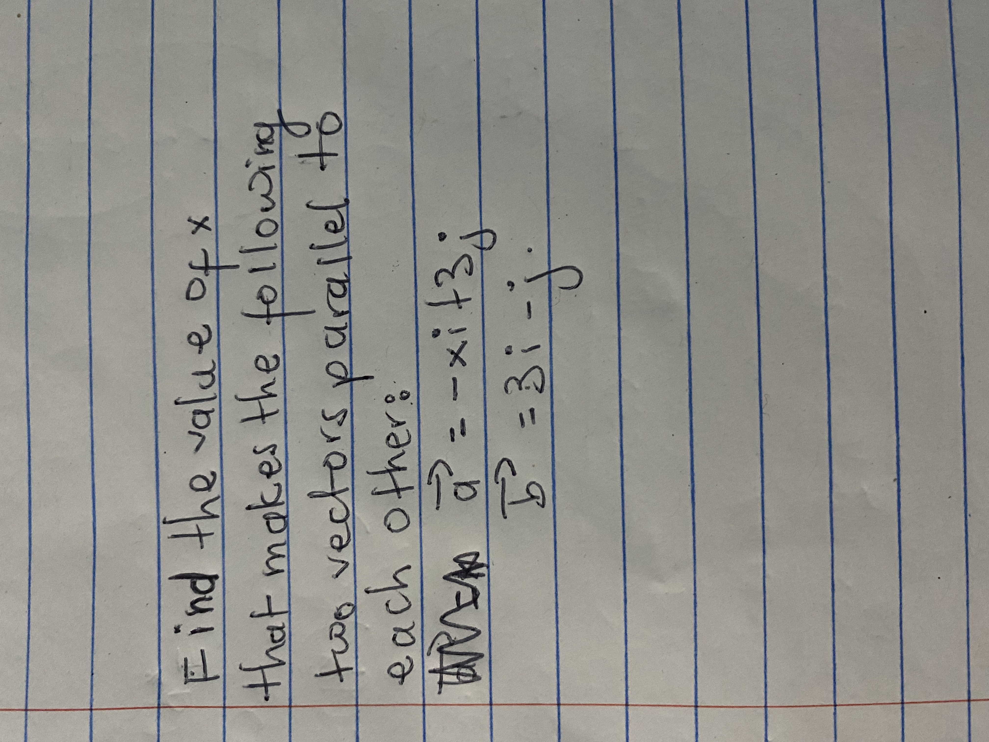 Find the value of x that makes the following two