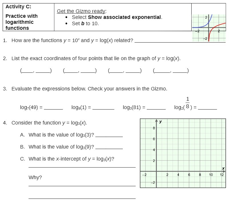Activity C: Get the Gizmo ready: Practice with