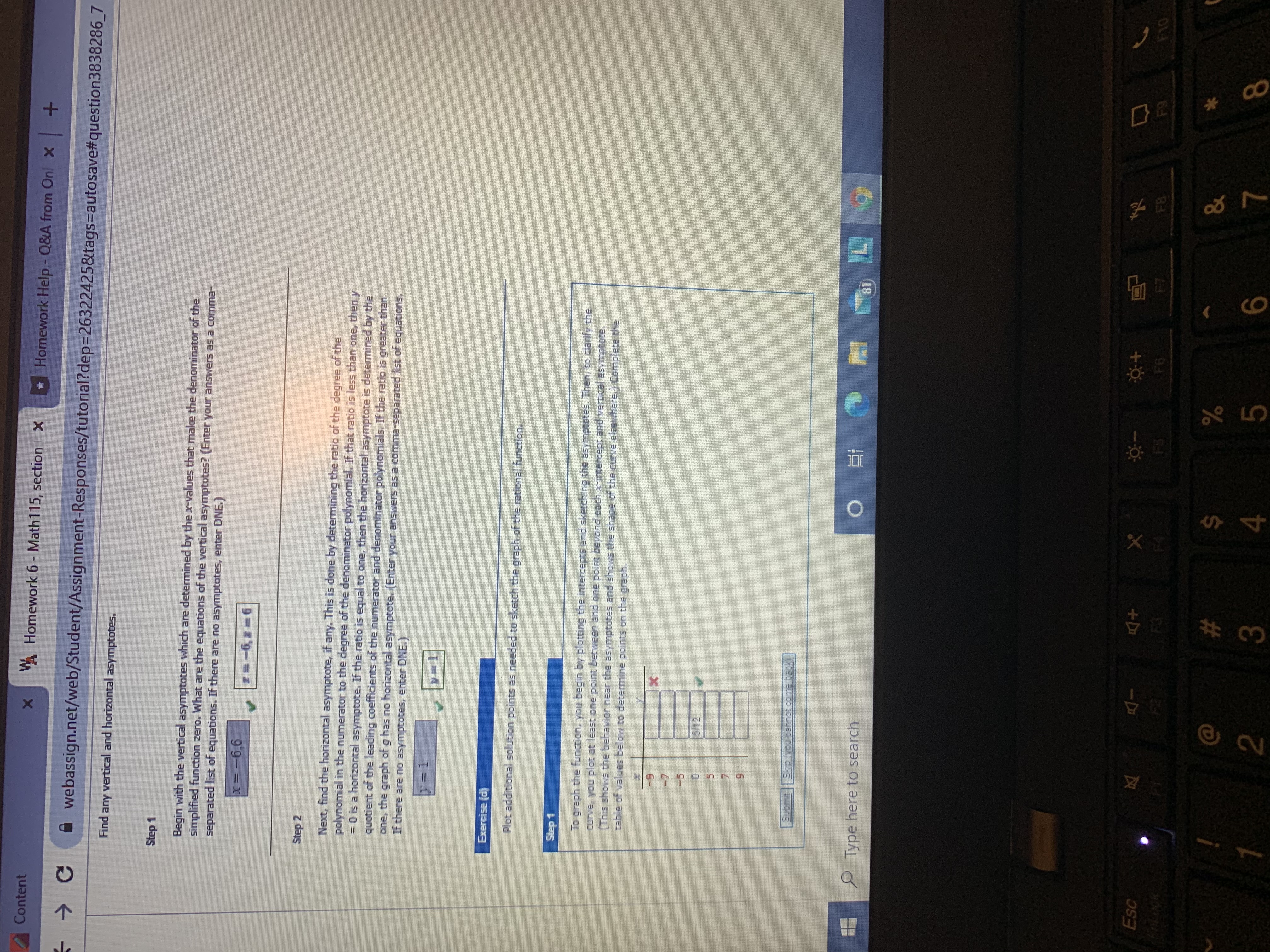 I need help plot the points to this equation I