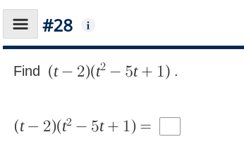 \f\f\fE #30 i Find (d + 6)(2d' - d + 7) . (d