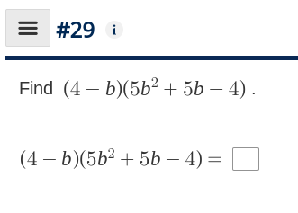 \f\f\fE #30 i Find (d + 6)(2d' - d + 7) . (d