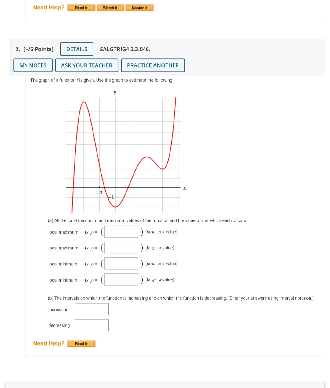 Please Be organized no need to show work Part one
