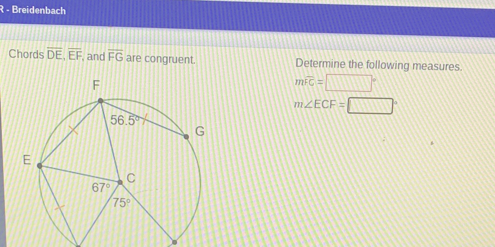 Can you please help - Breidenbach Chords DE, EF,