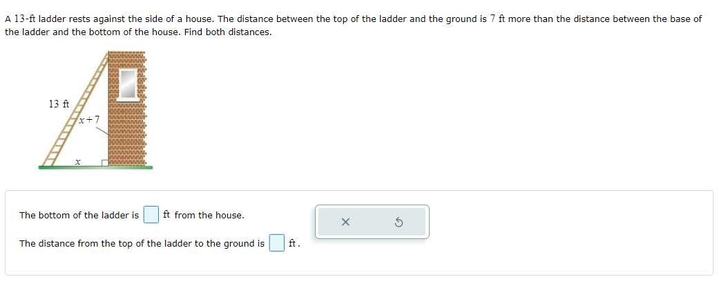 A 1313 ladder rests against the side of a house.